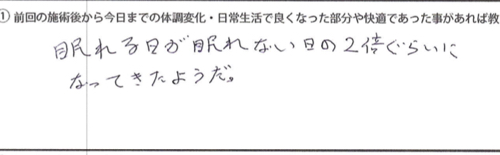 不眠症治療の改善プロセス7